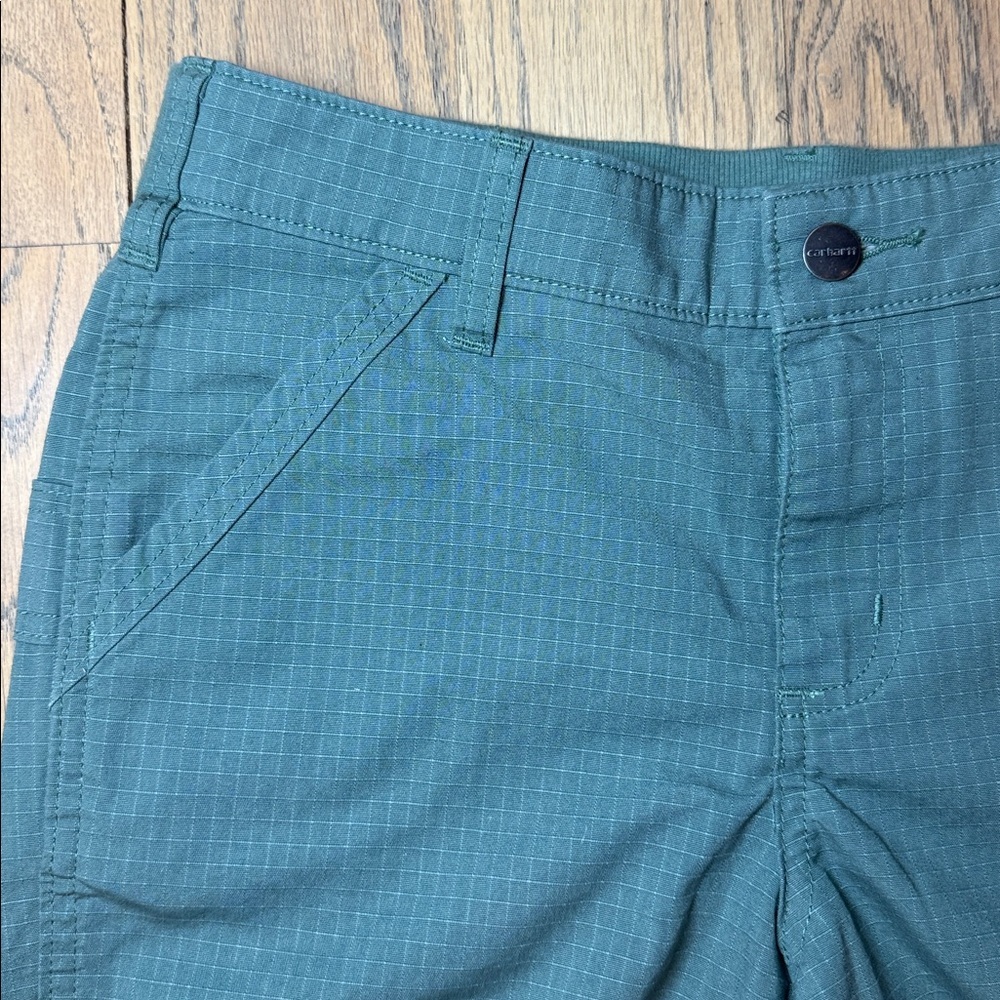 Carhartt Women's Force Original Fit Work Short Musk Green Size 4 - Picture 3 of 13